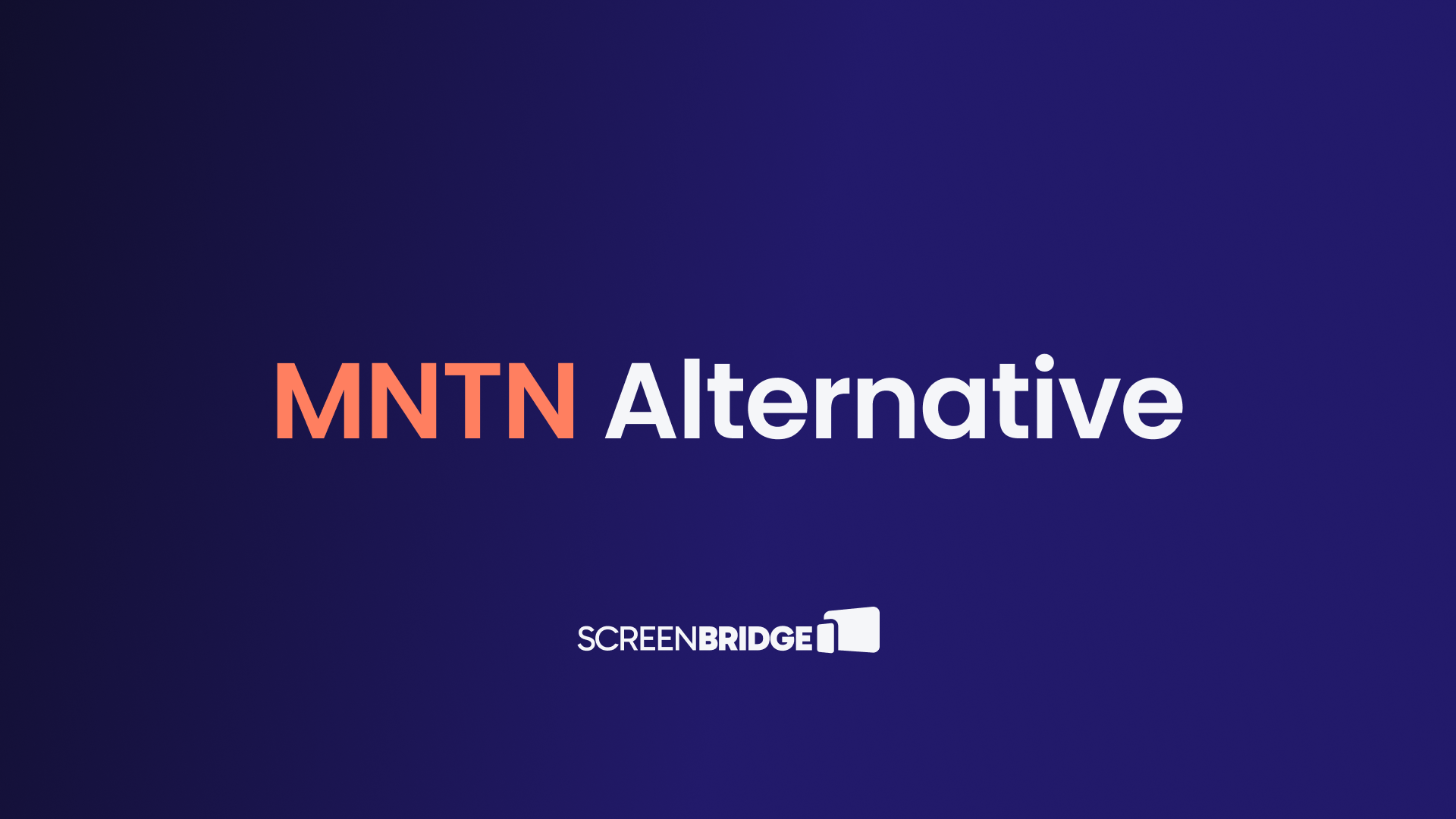 MNTN alternative for CTV advertising